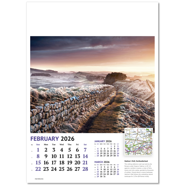 Britain in Pictures Wall Calendar