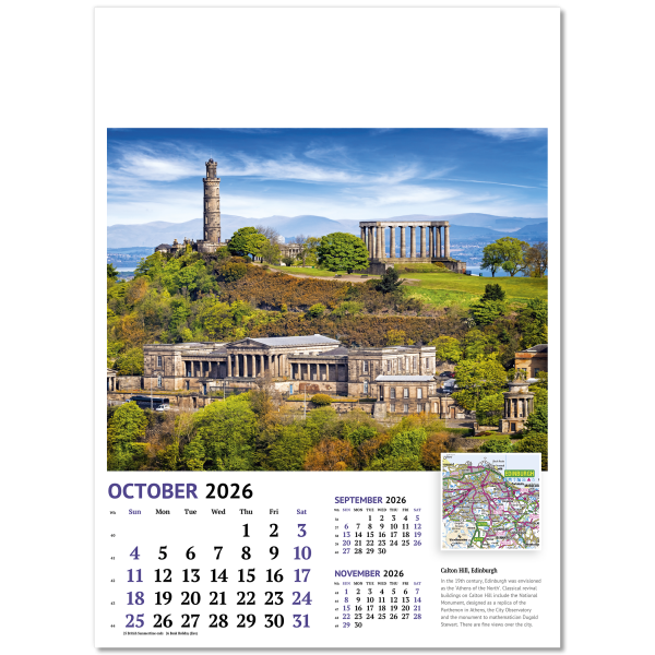 Britain in Pictures Wall Calendar