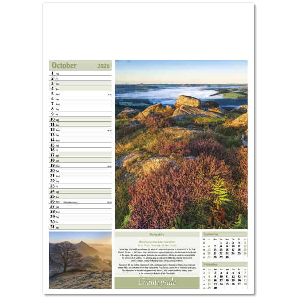 British Countryside Wall Calendar