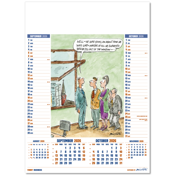 Funny Business Wall Calendar