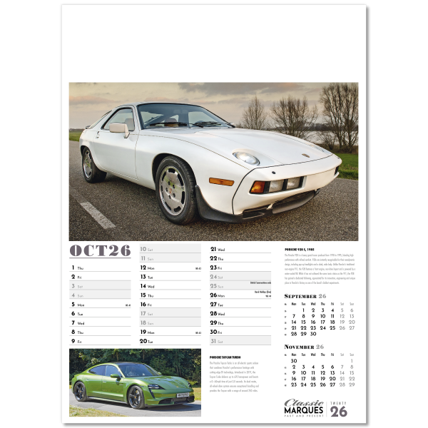 Collector's Cars Wall Calendar