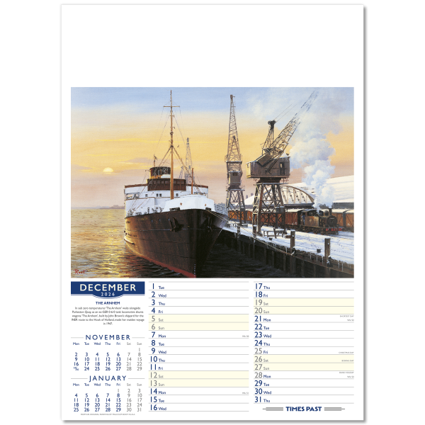 Times Past Wall Calendar