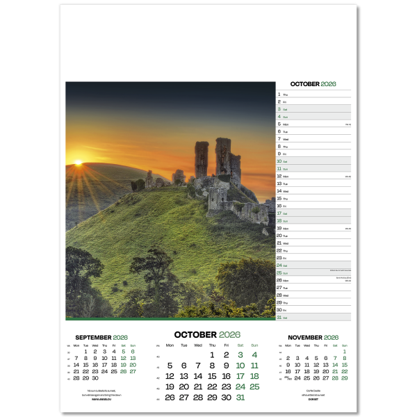 Dawn & Dusk Wall Calendar