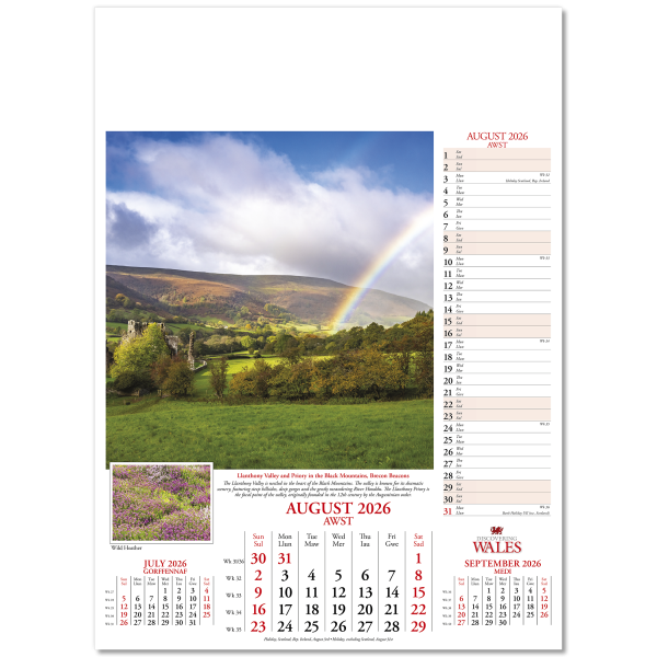 Discovering Wales Wall Calendar