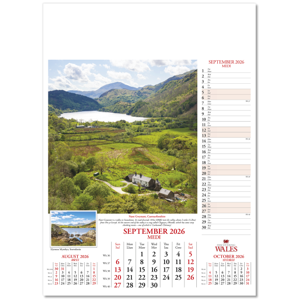 Discovering Wales Wall Calendar