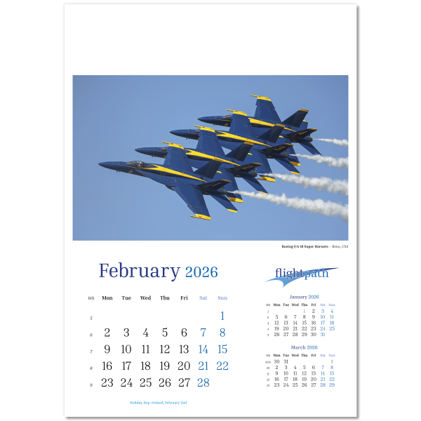 Flightpath Wall Calendar