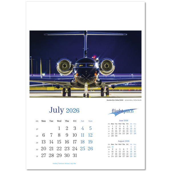 Flightpath Wall Calendar