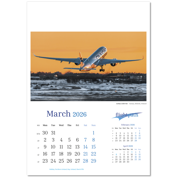 Flightpath Wall Calendar