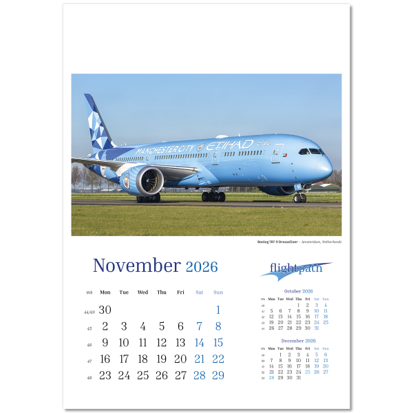 Flightpath Wall Calendar