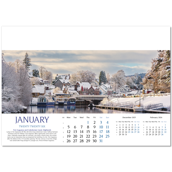 Images of Scotland Wall Calendar