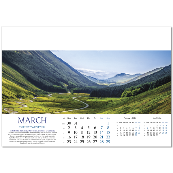 Images of Scotland Wall Calendar