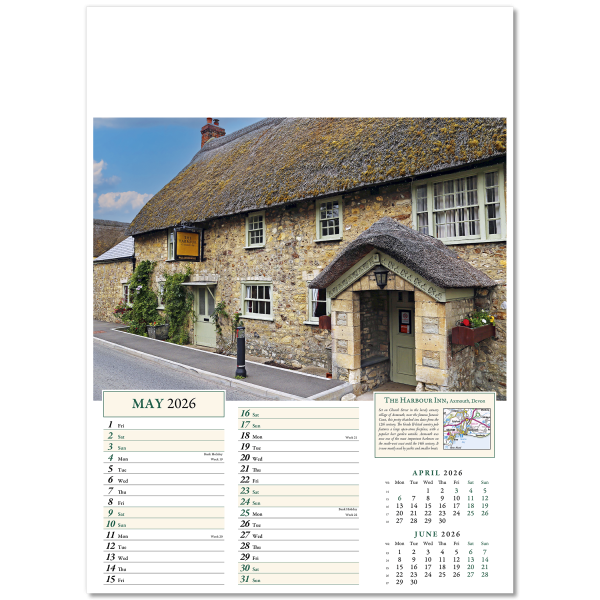 Classic Inns Wall Calendar