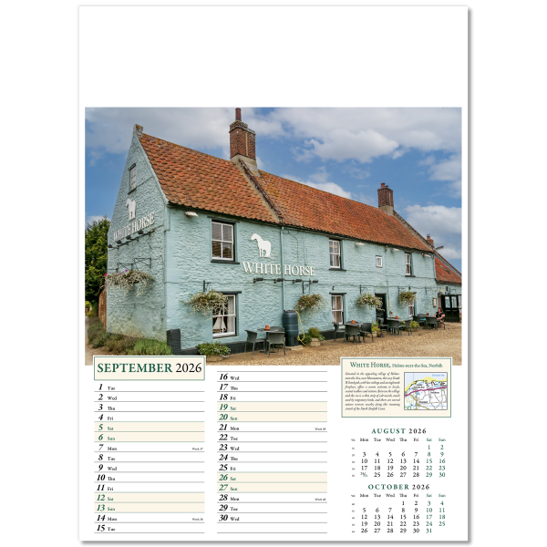 Classic Inns Wall Calendar