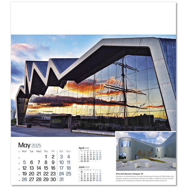 Megastructures Wall Calendar