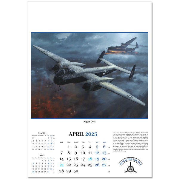 Reach for the Sky Wall Calendar