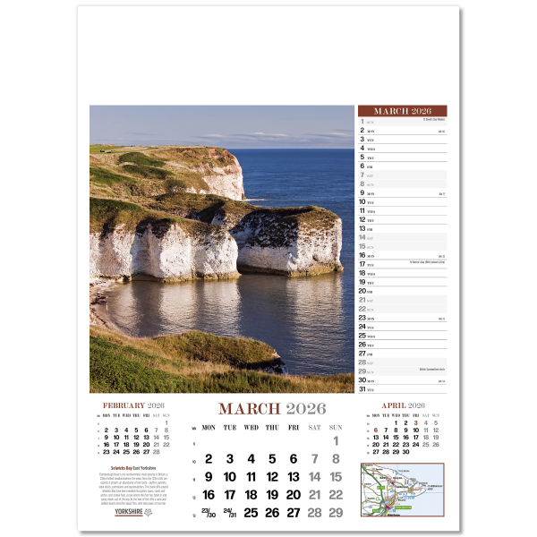 Yorkshire Glory Wall Calendar