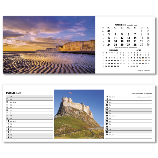 Britain in View Desk Calendar