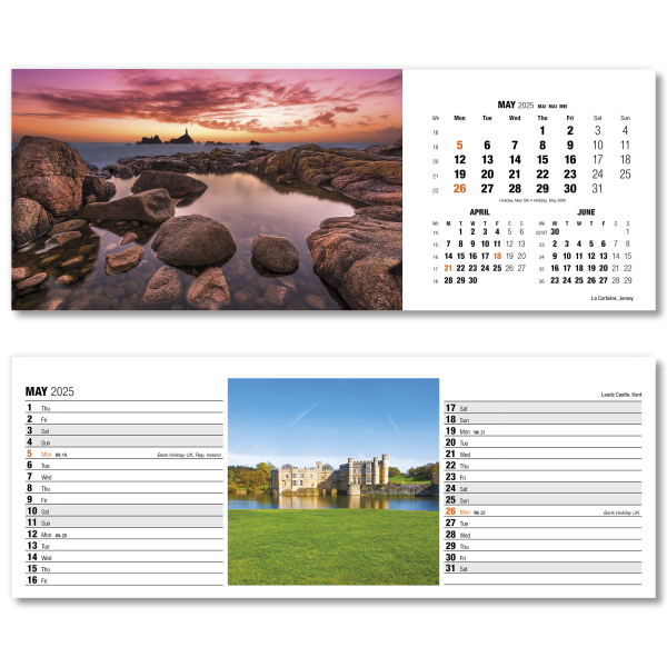 Britain in View Desk Calendar