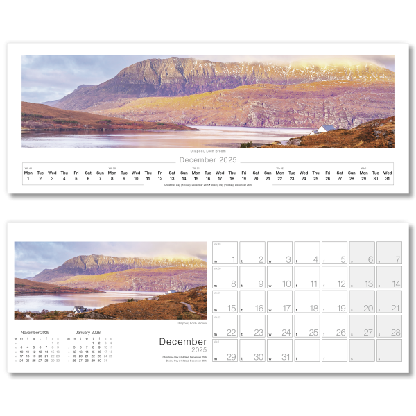 Images of Scotland Desk Calendar