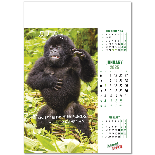 Animal Antics Wall Calendar