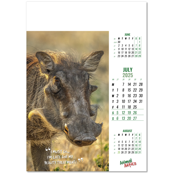 Animal Antics Wall Calendar