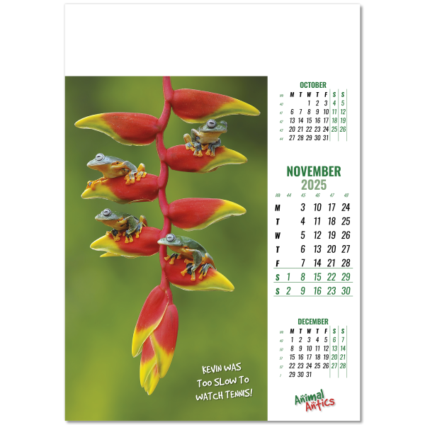 Animal Antics Wall Calendar