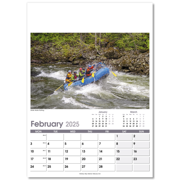 On the Move Wall Calendar - 13 Leaf