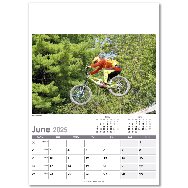 On the Move Wall Calendar - 13 Leaf